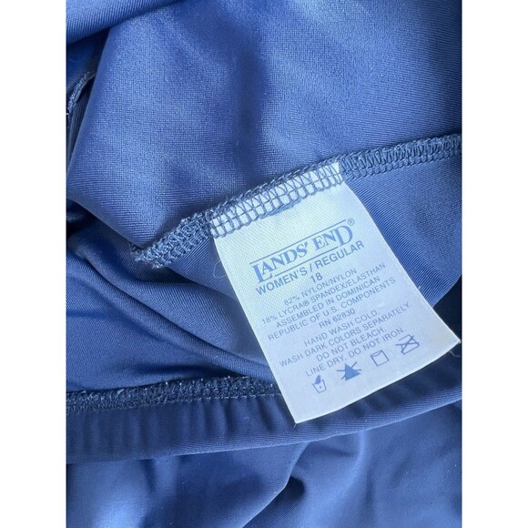 LANDS END navy blue SWIM SKIRT women's 18 Plus 1x - Picture 5 of 5